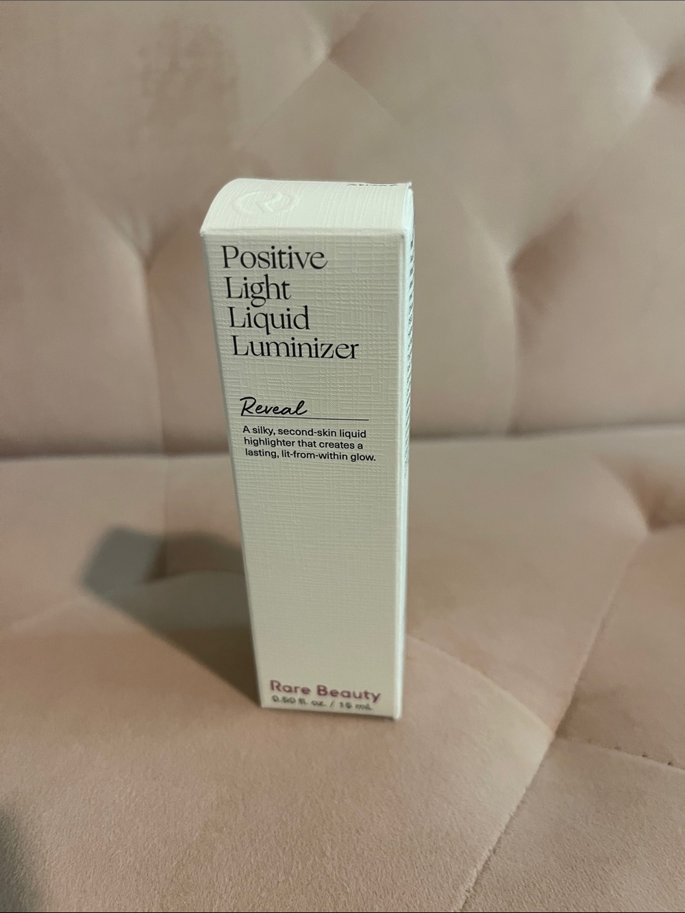 Rare Beauty Positive Light Liquid Luminizer — Reveal (Cream / White Box)